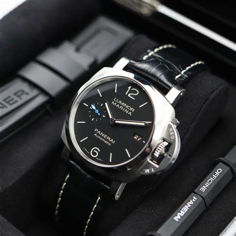 panerai blue luminor|panerai luminor marina 42mm.